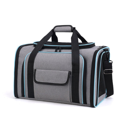 🐾 LIMITED-TIME 50% OFF! 💥 Expandable Pet Carrier for Travel – Breathable Mesh, Foldable, Safety Lock Zippers ✨