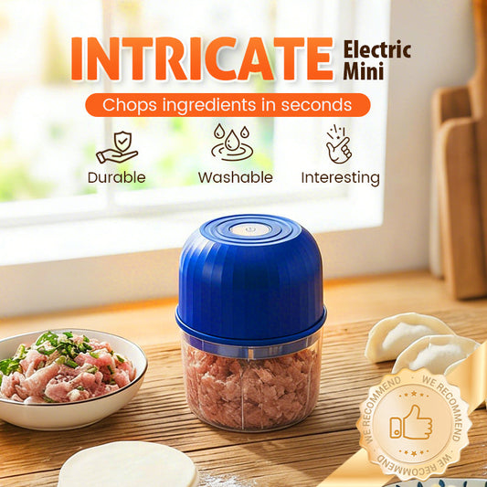 🔪 LIMITED-TIME 50% OFF! 💥 Wireless Mini Food Chopper – USB Rechargeable, One-Touch, Stainless Blades ✨