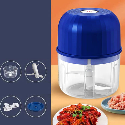🔪 LIMITED-TIME 50% OFF! 💥 Wireless Mini Food Chopper – USB Rechargeable, One-Touch, Stainless Blades ✨