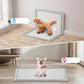 🐾 LIMITED-TIME 50% OFF! 💥 Splash-Proof Silicone Pet Pad – L-Shaped, Waterproof, Anti-Slip, Easy Clean ✨
