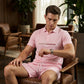 👕 LIMITED-TIME 50% OFF! ✨ Men's 2-Piece Polo Shirt & Shorts Set – Classic Collar, Breathable, Drawstring Waist 🌊