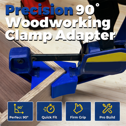 🔧 LIMITED-TIME 50% OFF! 💥 Corner Clamp Adapter for Quick-Grip Bar Clamps – 90° Precision, Heavy Duty, Slip-On ✨