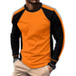 👕 50% OFF NOW! ✨ Crewneck Color Block Long Sleeve T-Shirt – High-contrast & breathable – Athletic fit, perfect for training or casual streetwear 🔥🌿