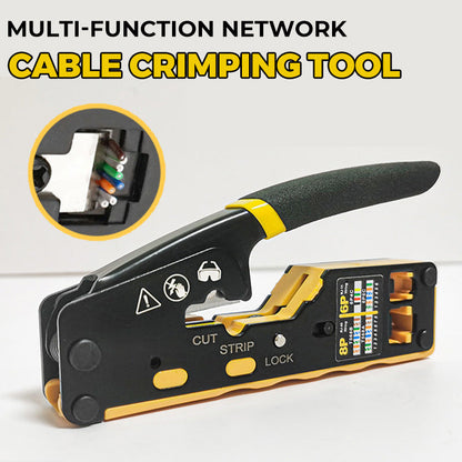 🔧 LIMITED-TIME 50% OFF! ✨ Multi-Function Network Cable Crimping Tool – 3-in-1, Color-Coded, Non-Slip Handle 🌐