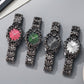 ⌚ LIMITED-TIME 50% OFF! ✨ Creative Claw-Shaped Quartz Watch for Men – Red Dial, Sculptural Bracelet, Statement Style 🔥