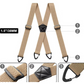 👔 LIMITED-TIME 50% OFF! ✨ Men's X-Back Suspenders with Hook Clips – Heavy-Duty, Wide Straps, Fully Adjustable 🔧