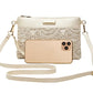 👜 LIMITED-TIME 50% OFF! ✨ Versatile Floral Crossbody Bag – Floral Cutout, 3 Ways to Wear, Lightweight 🌸