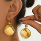 🌸LAST DAY SPECIAL PRICE!!🌸Vintage Hammered Metal Drop Earrings