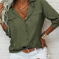 👔 LIMITED-TIME 50% OFF! ✨ Women's Solid Lapel Long Sleeves Button-Down Shirt – Classic Collar, Chest Pockets, Relaxed Fit 🌿