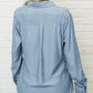 👔 LIMITED-TIME 50% OFF! ✨ Women's Solid Lapel Long Sleeves Button-Down Shirt – Classic Collar, Chest Pockets, Relaxed Fit 🌿