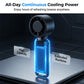 🌀 LIMITED-TIME 50% OFF! ✨ Foldable Turbo Handheld Fan with LED Display – 180° Fold, Powerful Airflow, Travel Ready 🔋