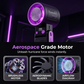 🌀 LIMITED-TIME 50% OFF! ✨ USB High-Speed Handheld Cooling Fan – Scroll Control, LED Display, Cooling Pad 🔋