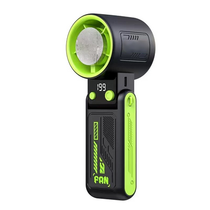 🌀 LIMITED-TIME 50% OFF! ✨ USB High-Speed Handheld Cooling Fan – Scroll Control, LED Display, Cooling Pad 🔋