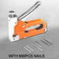🔨 LIMITED-TIME 50% OFF! ✨ 3-in-1 Woodworking Staple Nail Tool – Manual, Alloy Steel, Adjustable Pressure 🛠️
