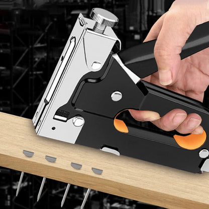🔨 LIMITED-TIME 50% OFF! ✨ 3-in-1 Woodworking Staple Nail Tool – Manual, Alloy Steel, Adjustable Pressure 🛠️