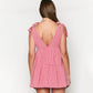 👗 LIMITED-TIME 50% OFF! ✨ Women's Soft Casual V-Neck Mini Dress – Deep V, Open Back, A-Line Shape 🌸