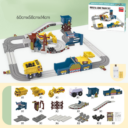 🚂 50% OFF NOW! 🧩 Interactive Electric Quarry Adventure Train & Track Set – Modular design & lights – Perfect for creative play, easy assembly – compatible with other tracks 🎄✨