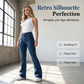 👖 LIMITED-TIME 50% OFF! ✨ Women's Classic Slim Fit Stretch Flare Jeans – Micro-Flare, Vertical Seams, Retro Style 💙