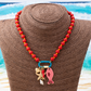 🎉 2026 Sale — Over 46,000 Sold! 📿 Vibrant Boho Coastal Beaded Necklace – Fish & Starfish Charms 🌊
