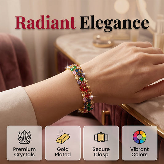 🎉 2026 Sale — Over 50,000 Sold!💞 Women's Elegant Multicolor Tennis Bracelet