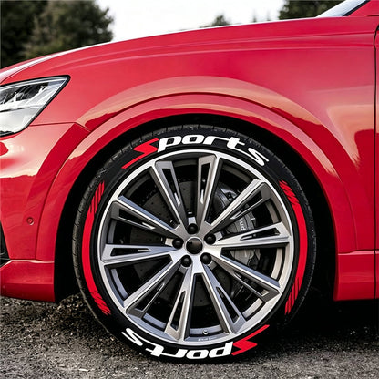 🏎️✨Universal Sports Tire Sidewall Letter Stickers