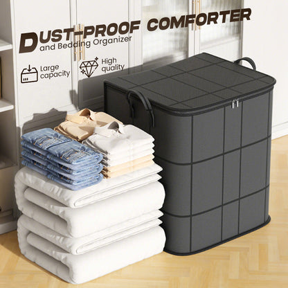 💧 Dust-Proof Comforter & Bedding Organiser – Breathable yet protective fabric keeps your bedding dry, fresh & free from mildew. Ideal for loft storage, airing cupboards & under-bed use in British climates 🌦️