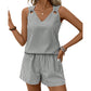 👚 50% OFF NOW! 🌊 Women's Summer Striped Sleeveless Vest Set – Soft & breathable – Perfect for beach, lounging or casual days – easy to style and comfortable 🌸✨