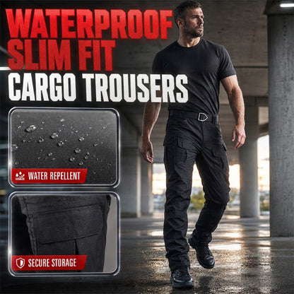 👖 50% OFF NOW! 🎉 Men's Waterproof Slim Fit Cargo Trousers – Utility pockets & durable – Perfect for outdoor, work or travel – lightweight and practical 🌧️✨