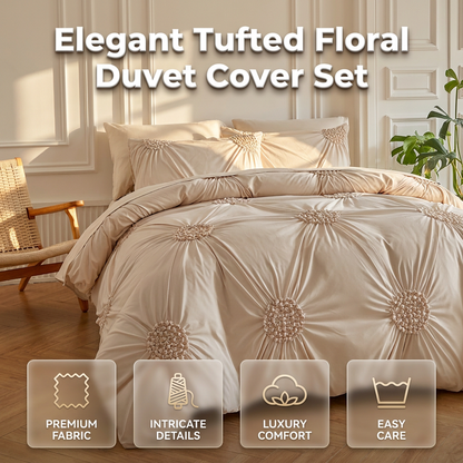 🎉 2026 Sale — Over 72,000 Sold! 🛏️ Soft Touch Pinch Pleat Duvet Set – Elegant Bedroom Upgrade ✨