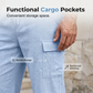 🎁2026 New Arrivals 50% OFF💥Men Summer Linen Set Loose Shirt and Cargo Shorts Two Piece Outfit