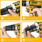 🎉 2026 Sale — Over 38,000 sold! 🔩 21V Cordless Drill/Driver – 45Nm, 2 Batteries & LED 🔋