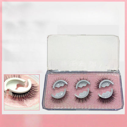 ✨ Reusable Self‑Adhesive False Eyelashes – No glue, natural curl & easy removal – Press & go for effortless beauty 💕