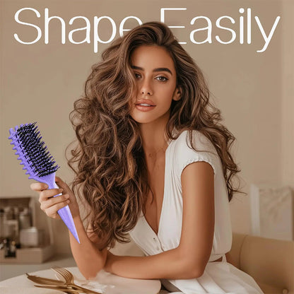 🎉 2026 Sale — Over 132,000 Sold! 💇‍♀️ Ventilated Detangling Brush for Curly Hair – Define Curls, Reduce Frizz ✨