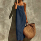 🌸 50% OFF NOW! 👗 Women's Casual Solid Colour Slip Dress – Lightweight cotton blend, flowing maxi & effortless elegance – Perfect for everyday chic & summer days ☀️