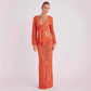 Women Knit Beach Cover Up Set