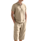👔 50% OFF NOW! ☀️ Men's Linen Shirt & Casual Trousers Set – Light & airy – Perfect for sun-soaked days – relaxed summer style ✨🌿🩳