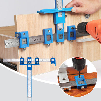 🔨 2026 Sale — Over 39,000 Sold!✨ Adjustable Cabinet Hardware Jig – Precision Hole Locator 📏