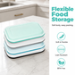 🎉 2026 Sale — Over 26,000 Sold! 💞 Portable Food Grade Silicone Lunch Box – Fresh & Clean 🌸