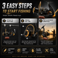 🎣TODAY ONLY ALL-🔥TIME LOW PRICE！🎣Must-have tool for all fishing lovers！Baitrunner Spinning Fishing Reel, Dual Brake System Smooth Silent Spinning Reel, Heavy Duty Sturdy Durable Saltwater Freshwater Reel for Lake River Shore Boat Fishing