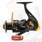 🎣TODAY ONLY ALL-🔥TIME LOW PRICE！🎣Must-have tool for all fishing lovers！Baitrunner Spinning Fishing Reel, Dual Brake System Smooth Silent Spinning Reel, Heavy Duty Sturdy Durable Saltwater Freshwater Reel for Lake River Shore Boat Fishing