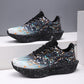 🎉 2026 Sale — Over 21,000 Sold!💞 Glow-in-the-Dark Splatter Print Casual Sneakers – Light Up the Night 👟