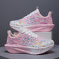 🎉 2026 Sale — Over 21,000 Sold!💞 Glow-in-the-Dark Splatter Print Casual Sneakers – Light Up the Night 👟