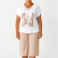 🎉 LIMITED TIME 50% OFF! 🌸 Women's Casual Two-Piece Set – V-Neck Tee & Cropped Trousers – Relaxed Fit & Premium Skin-Friendly Fabric 👚👖✨