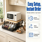 🎉 2026 Sale — Over 38,000 Sold! 🏠 2-Tier Kitchen Microwave Stand with Slide-Out Storage Drawer – Double Space, Less Clutter ✨