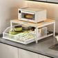 🎉 2026 Sale — Over 38,000 Sold! 🏠 2-Tier Kitchen Microwave Stand with Slide-Out Storage Drawer – Double Space, Less Clutter ✨