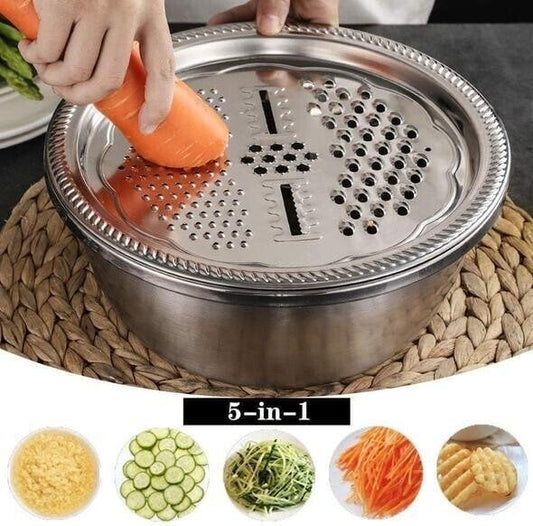 🎉 2026 Sale — Over 42,000 Sold! 🇩🇪 Germany Multifunctional Stainless Steel Basin Set – 3-Piece Kitchen Essential 🍳
