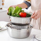 🎉 2026 Sale — Over 42,000 Sold! 🇩🇪 Germany Multifunctional Stainless Steel Basin Set – 3-Piece Kitchen Essential 🍳