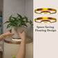 🎉 2026 Sale — Over 27,000 Sold! 🪴 Floating Wall Shelf with Built-in Ambient LED Light – Modern Plant Display 💛
