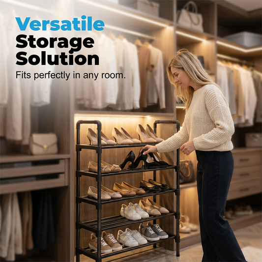 🎉 2026 Sale — Over 33,000 Sold! 👟 Multi-layer Shoe Storage Shelf – High Capacity, Tool-Free Assembly 🏠