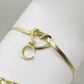 🎉 2026 Sale — Over 25,000 Sold! 💖 Heart Initial Anklet Snake Chain – Personalized Charm ❤️